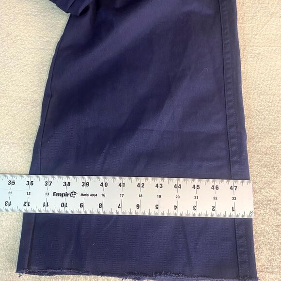 J. Crew Navy‎ Distressed Flare Bottom Pants Womens Size 10P - Picture 8 of 10